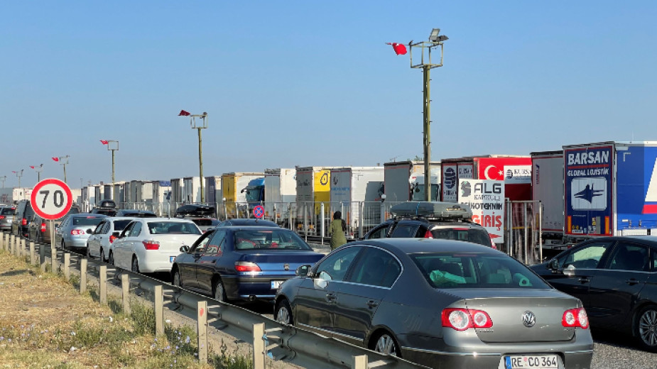 Голяма опашка за влизане в България на Капитан Андреево